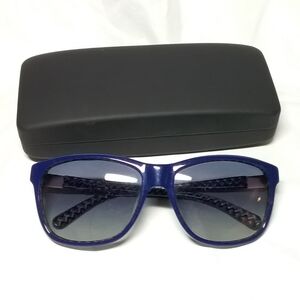 Tory Burch Blue Gradient Sunglasses/ Navy Blue Zig Zag TY7031,W/Generic Case